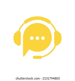 Logo des Betreibers, Vektorsymbol. Online-Support