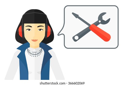 Operator of technical support.