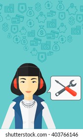 Operator of technical support.