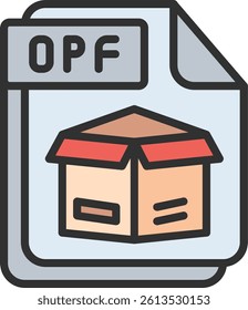 OPF Outline Filled Style Icon