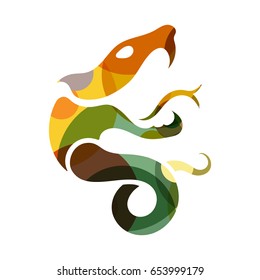 Ophiuchus zodiac Sign, vector illustration