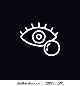 ophthalmic lenses doodle icon