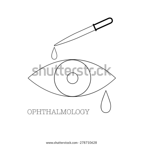 Ophthalmologically logo\
design concept. Linear vector drawing. Symbols, logo and icon.\
Creative stylish trendy\
concept.