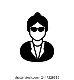 Ophthalmologist icon in vector. Logotype