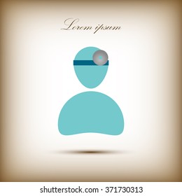 ophthalmologist, vector ,icon