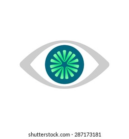 Ophthalmology eye logo concept