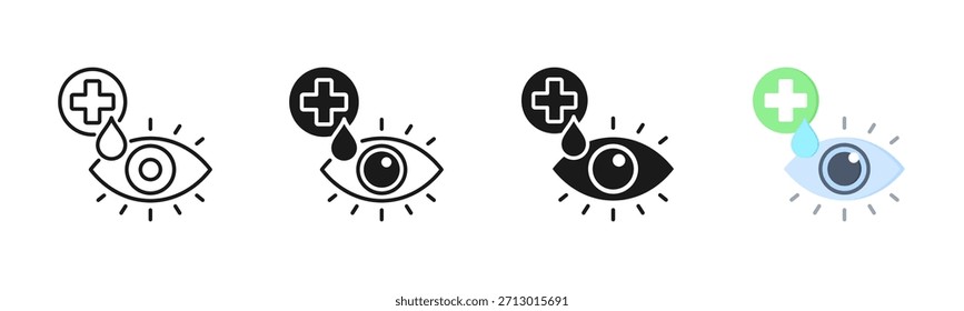 Ophthalmology Icon, Multi Styles Icon Set