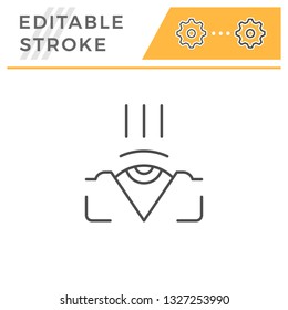 Ophthalmology line icon