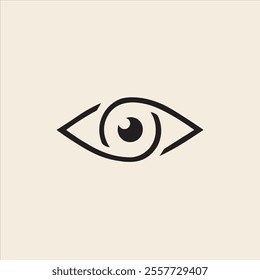 Ophthalmology logo icon vector eps