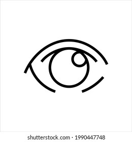 Ophthalmology vector icon symbol design