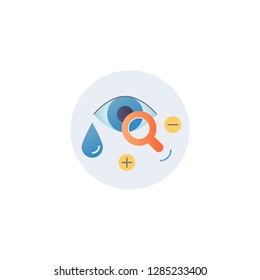 Ophthalmology vector illustration