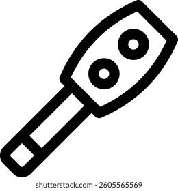 ophthalmoscope icon. Thin Linear Style Design Isolated On White Background