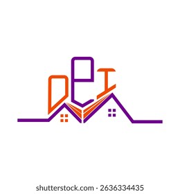 OPI Real State logo design, OPI simple and modern logo. OPI luxurious alphabet design  