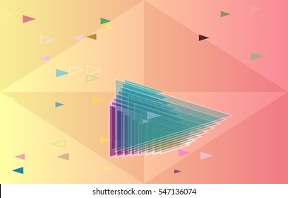 opinion beside glossy effect, pleasing mark between triangles