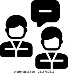 Opinion Column Glyph Vector Icon Design