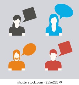 opinion desing over gray background vector illustration.