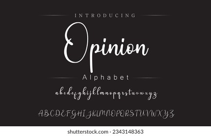  Opinion Font Handwritten Signature  Brush Font Type Font lettering handwritten