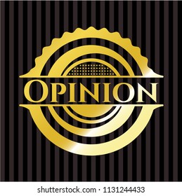 Opinion gold emblem