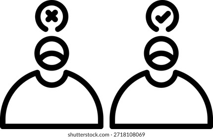 Icono de opinión que representa el Comentarios del usuario, las opiniones personales o las ideas en los conceptos de comunicación y discusión