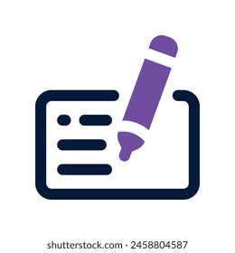 opinion icon. vector dual tone icon for your website, mobile, presentation, and logo design.