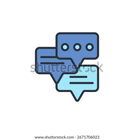 opinion icon. vector.Editable stroke.linear style sign for use web design,logo.Symbol illustration.
