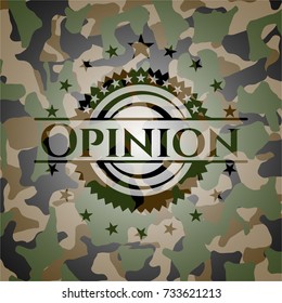 Opinion on camouflaged pattern