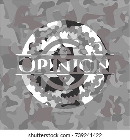 Opinion on grey camo pattern
