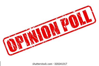 Opinion poll Images, Stock Photos & Vectors | Shutterstock