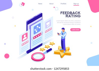 Opinion, User Choice Support To Approve Human Rate. Measurement Experience Images. Vote And Evaluation. Isolated Status Of Business Recommendation. Web Recommend Background, Flat Isometric Vector