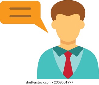 Opinion vector icon. Can be used for printing, mobile and web applications.