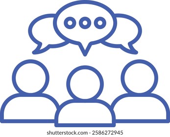 Opinion vector icon. Can be used for printing, mobile and web applications.