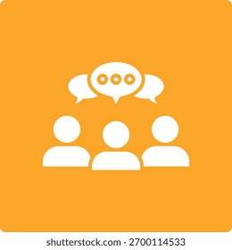 Ícone do vetor de opinião. Pode ser usado para impressão, aplicativos móveis e da Web.