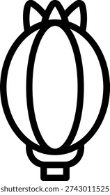 opium line icon illustration vector