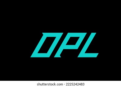 DISEÑO DE LOGOTIPO DE LETRA OPL Y ALPHABET