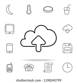 opload cloud icon. Web icons universal set for web and mobile