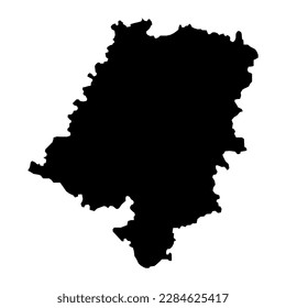 Opole Voivodeship map, province of Poland. Vector illustration.