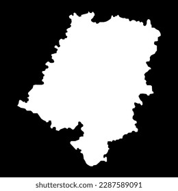 Opole Voivodeship map, province of Poland. Vector illustration.