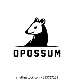 Opossum logo vector