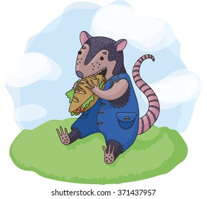 Opossum meal