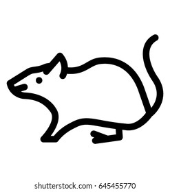 Opossum Vector Icon