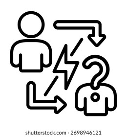 Elemento De Ícone Adversário Para Design E Vetor