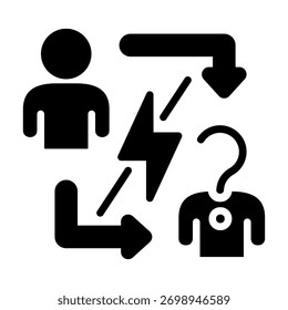 Elemento De Ícone Adversário Para Design E Vetor