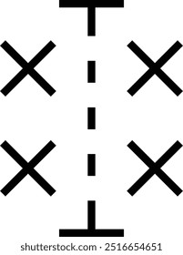 opponent icon. Thin linear style design isolated on white background