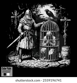 An opponent who is being imprisoned by his enemy