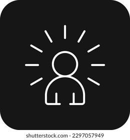 Opportunities Business people icon with black filled line style. concept, strategy, solution, challenge, goal, target, idea. Vector illustration