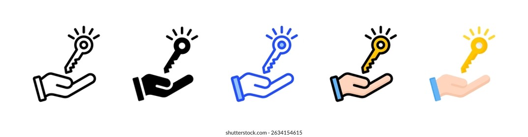 Opportunities Icon Collection With Multiple Styles