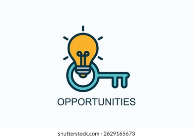 Opportunities Icon Or Logo Isolated Vector Illustration
