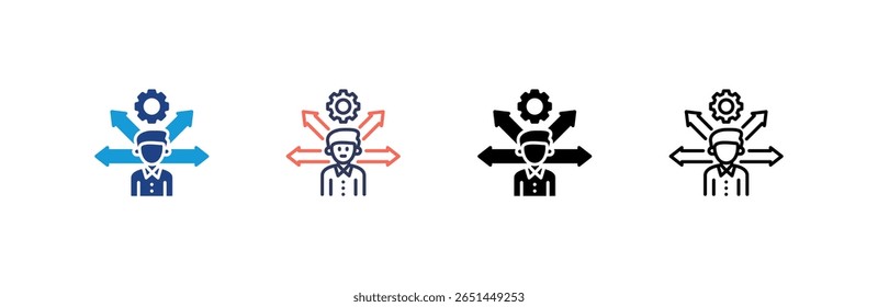 Ícone Oportunidades definir coleção de vários estilos