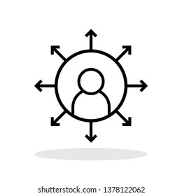 Opportunities icon in trendy flat style. Opportunities symbol for your web site design, logo, app, UI Vector EPS 10. 