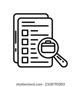 Chancen Symbol in Vektorgrafik. Illustration